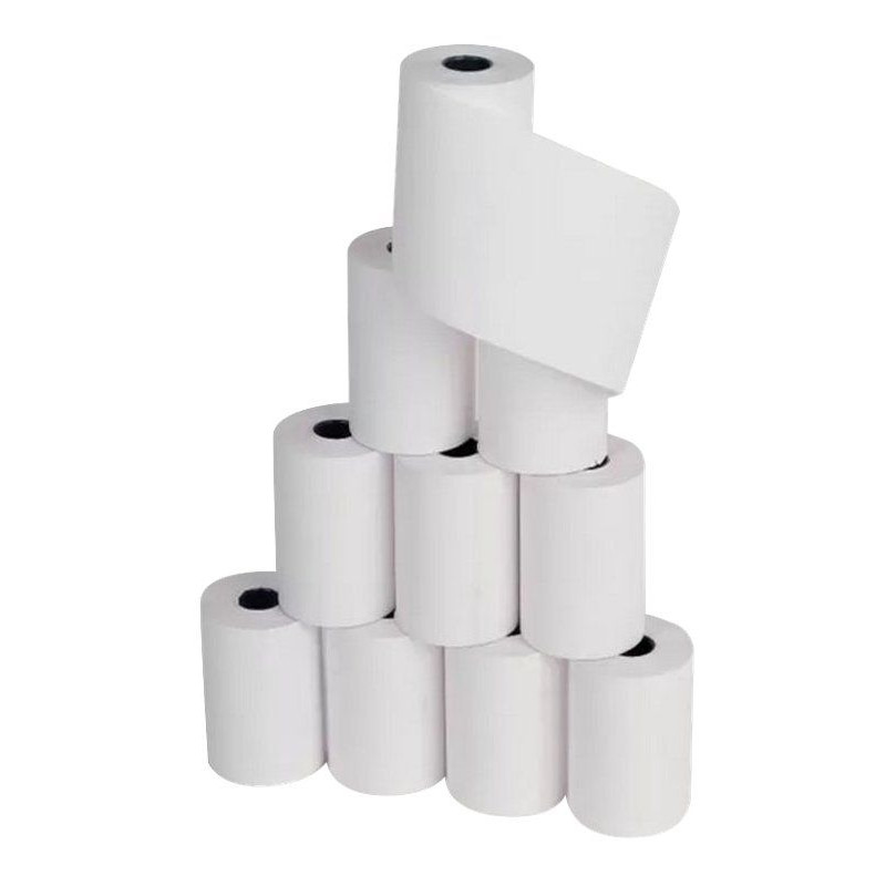 Rotolo Carta Termica per POS - Formato 57 mm x 18 Metri x 12 mm - Grammi 55 -Diametro Esterno 38 mm
